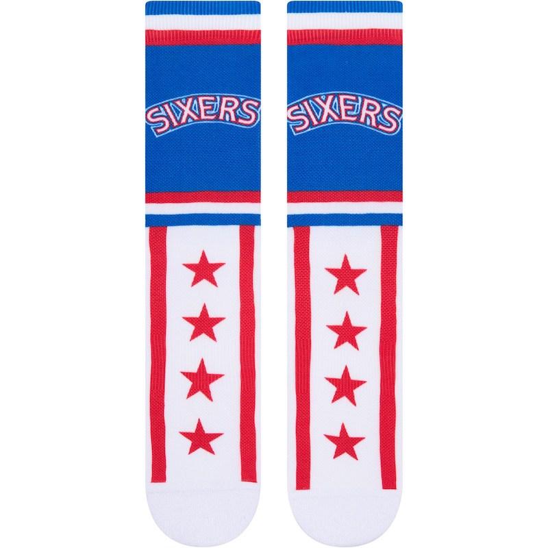 Спортивные носки Philadelphia 76ers Hardwood Classics Crew Socks