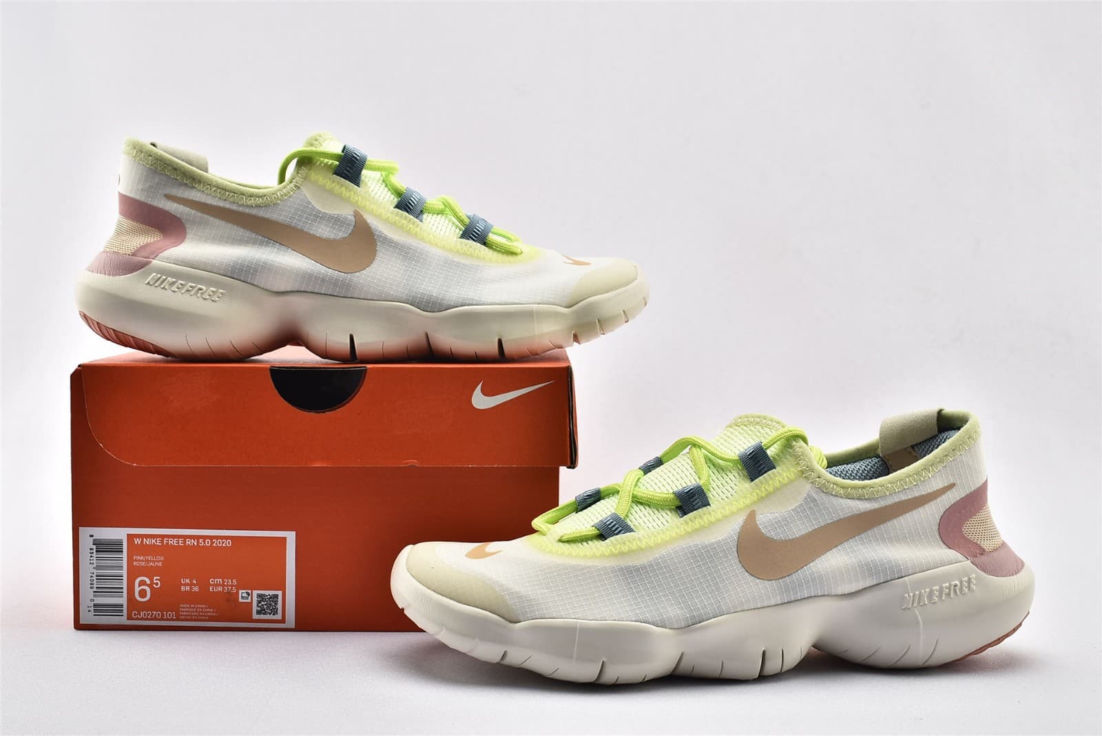 Кроссовки Wmns Nike Free RN 5.0 2020 Pale Ivory Shimmer Sail