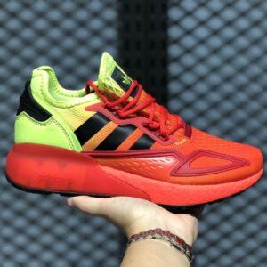 adidas ZX 2K Boost Solar Yellow Red 1