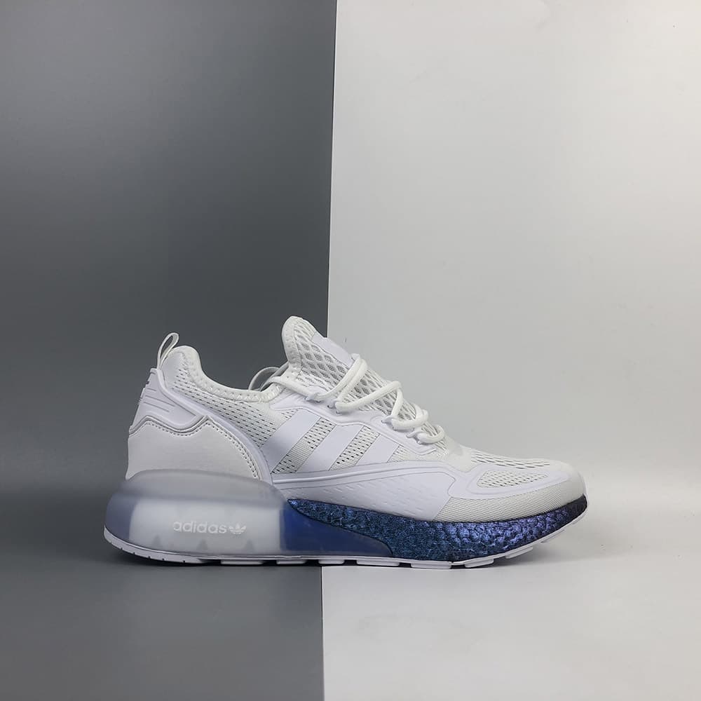 Кроссовки adidas ZX 2K Boost White Boost Blue Violet