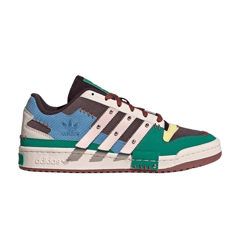 Кроссовки Melting Sadness x adidas Forum Exhibit Low 'Puppet Costume - Night Burgundy'