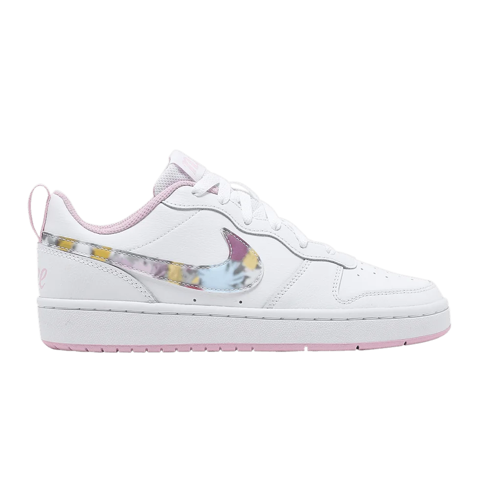 Кроссовки Nike Court Borough Low 2 SE GS 'Floral Swoosh'