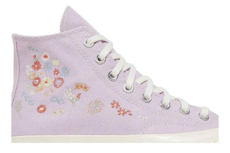 Кроссовки Converse Wmns Chuck 70 High 'Embroidered Floral Print - Pale Amethyst'