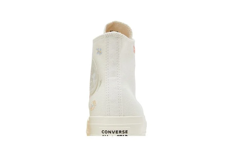 Кроссовки Converse Wmns Chuck Taylor All Star Lift Platform 'Embroidered Floral - Egret'