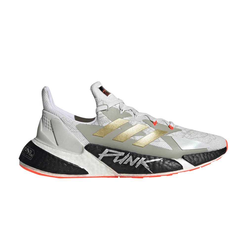 Кроссовки Cyberpunk 2077 x adidas X9000L4 'Crystal White Gold'
