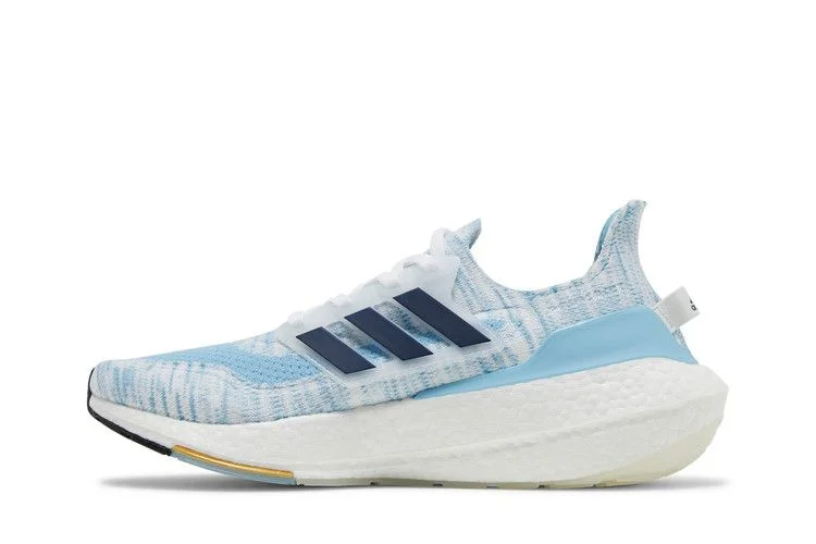 Кроссовки Adidas UltraBoost 21 'White Clear Blue'