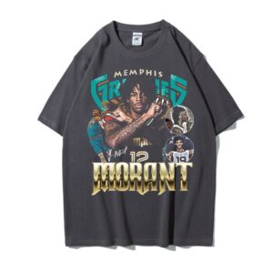 DPOY Grizzlies Morant two sided Print T shirt