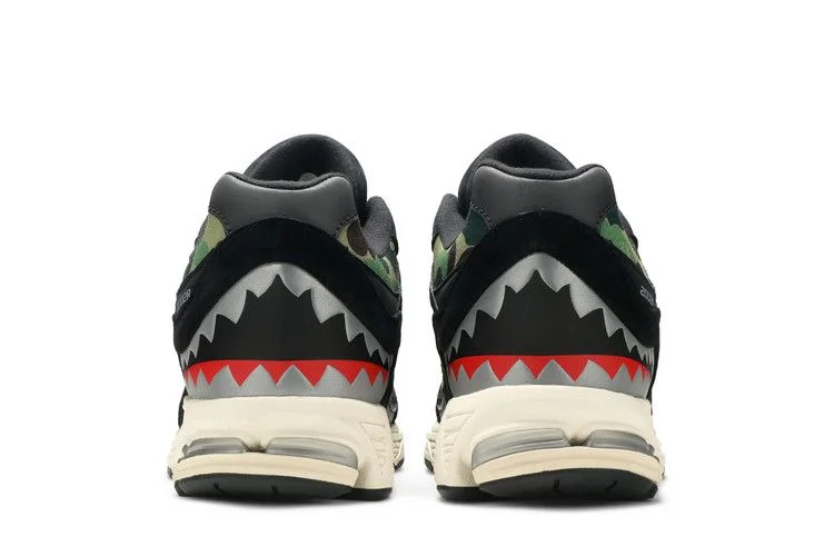 Кроссовки BAPE x New Balance 2002R 'Apes Together Strong - Black Camo'