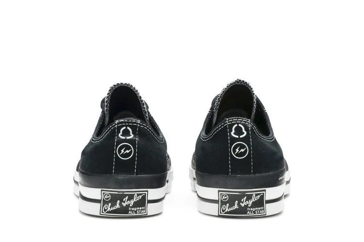 Кроссовки Fragment Design x Moncler x Converse Chuck 70 Low 'Black'