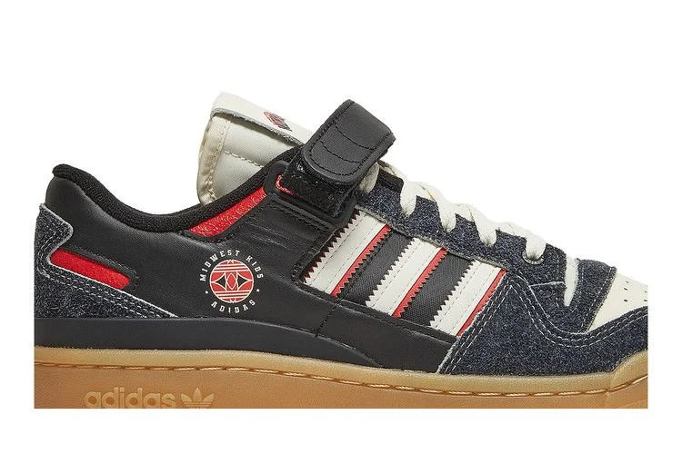 Кроссовки Midwest Kids x adidas Forum Low 'Black Gum'