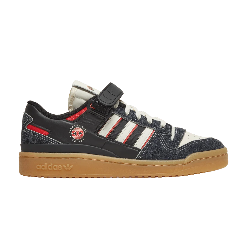Кроссовки Midwest Kids x adidas Forum Low 'Black Gum'