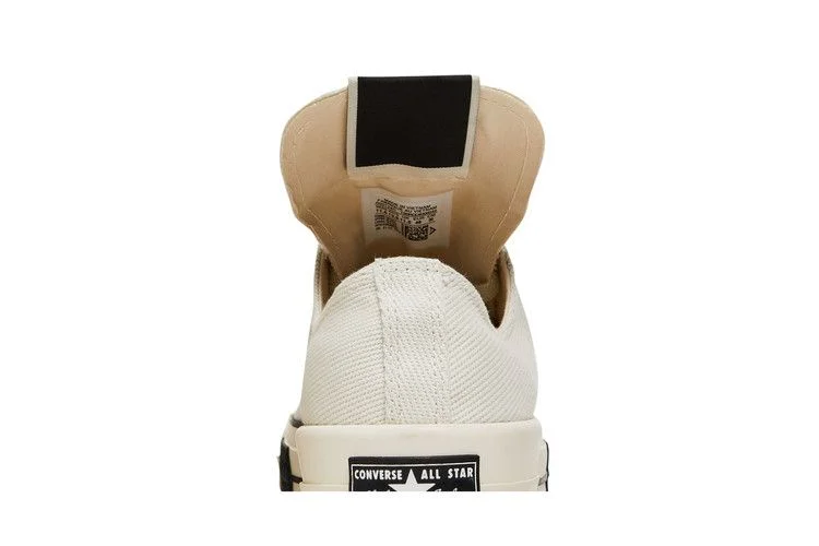 Кроссовки Rick Owens x Converse DRKSHDW DRKSTAR Chuck 70 Low 'Egret'