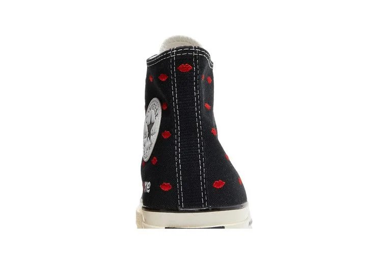 Кроссовки Converse Chuck 70 Embroidered Lips High 'Love Me - Black'