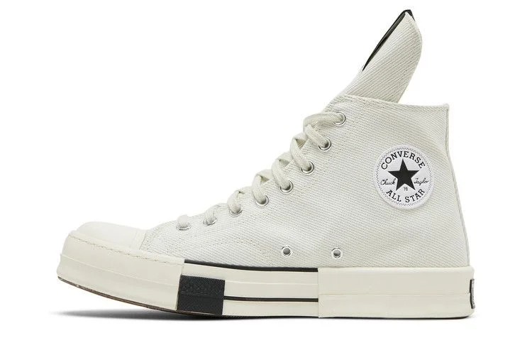 Кроссовки Rick Owens x Converse DRKSHDW DRKSTAR Chuck 70 High 'Egret'