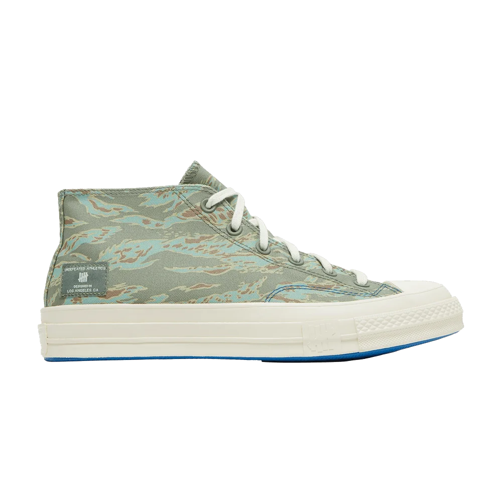 Кроссовки Undefeated x Converse Half Chuck 70 Mid 'Tiger Camo Print'