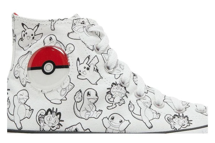 Кроссовки Pokemon x Converse Chuck Taylor All Star High 'Poke Ball'