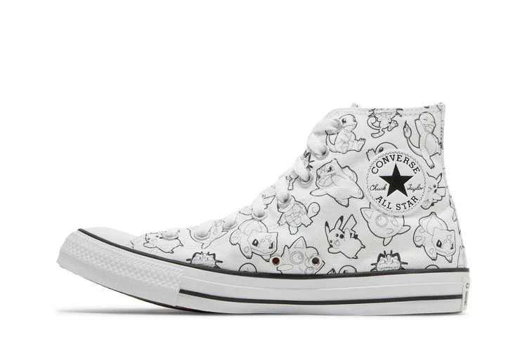 Кроссовки Pokemon x Converse Chuck Taylor All Star High 'Poke Ball'