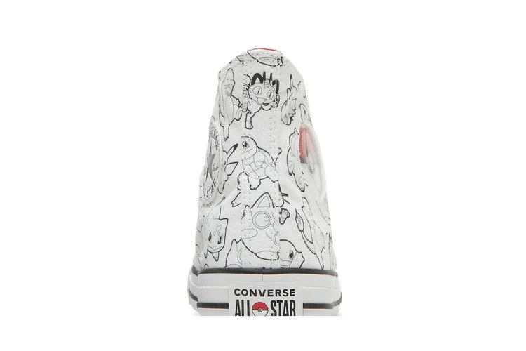 Кроссовки Pokemon x Converse Chuck Taylor All Star High 'Poke Ball'