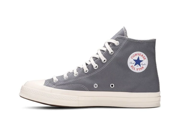 Кроссовки Comme des Garçons PLAY x Converse Chuck 70 High 'Steel Gray'