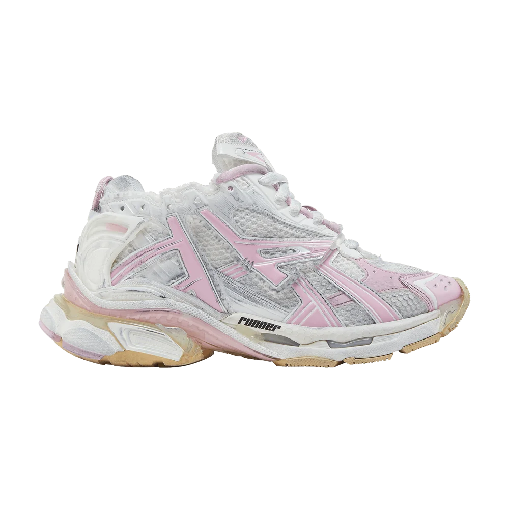 Кроссовки Balenciaga Wmns Runner Sneaker 'White Pink'