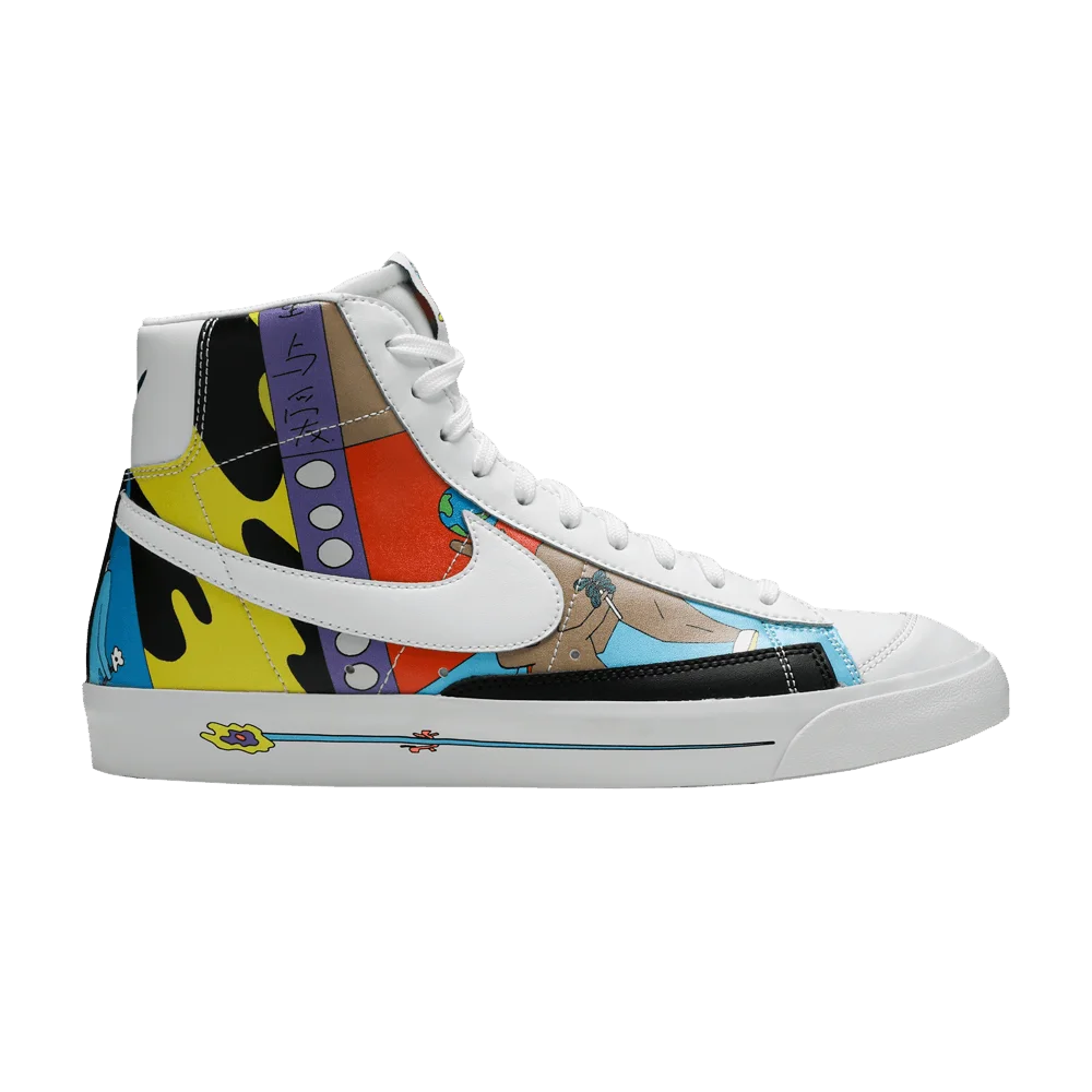 Кроссовки Ruohan Wang x Nike Blazer Mid ’77 Flyleather