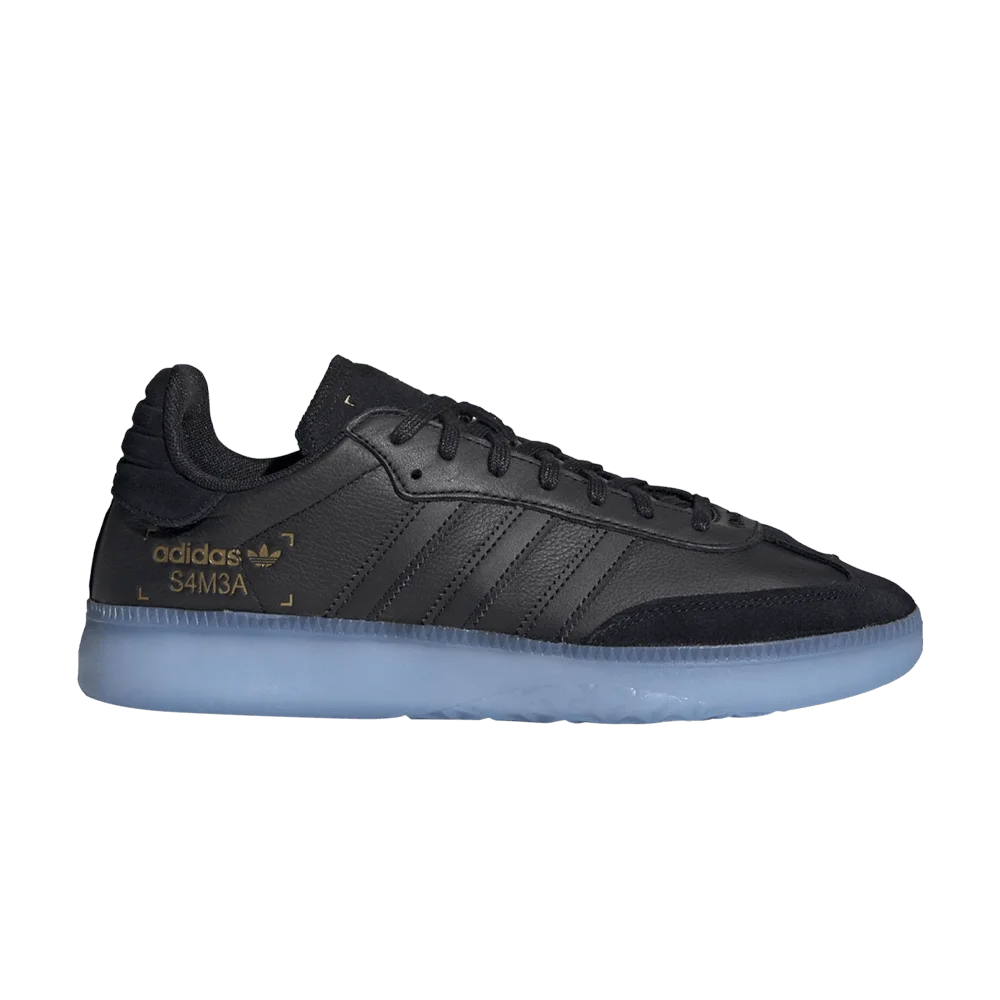 Кроссовки Adidas Samba RM 'Black Shock Cyan'