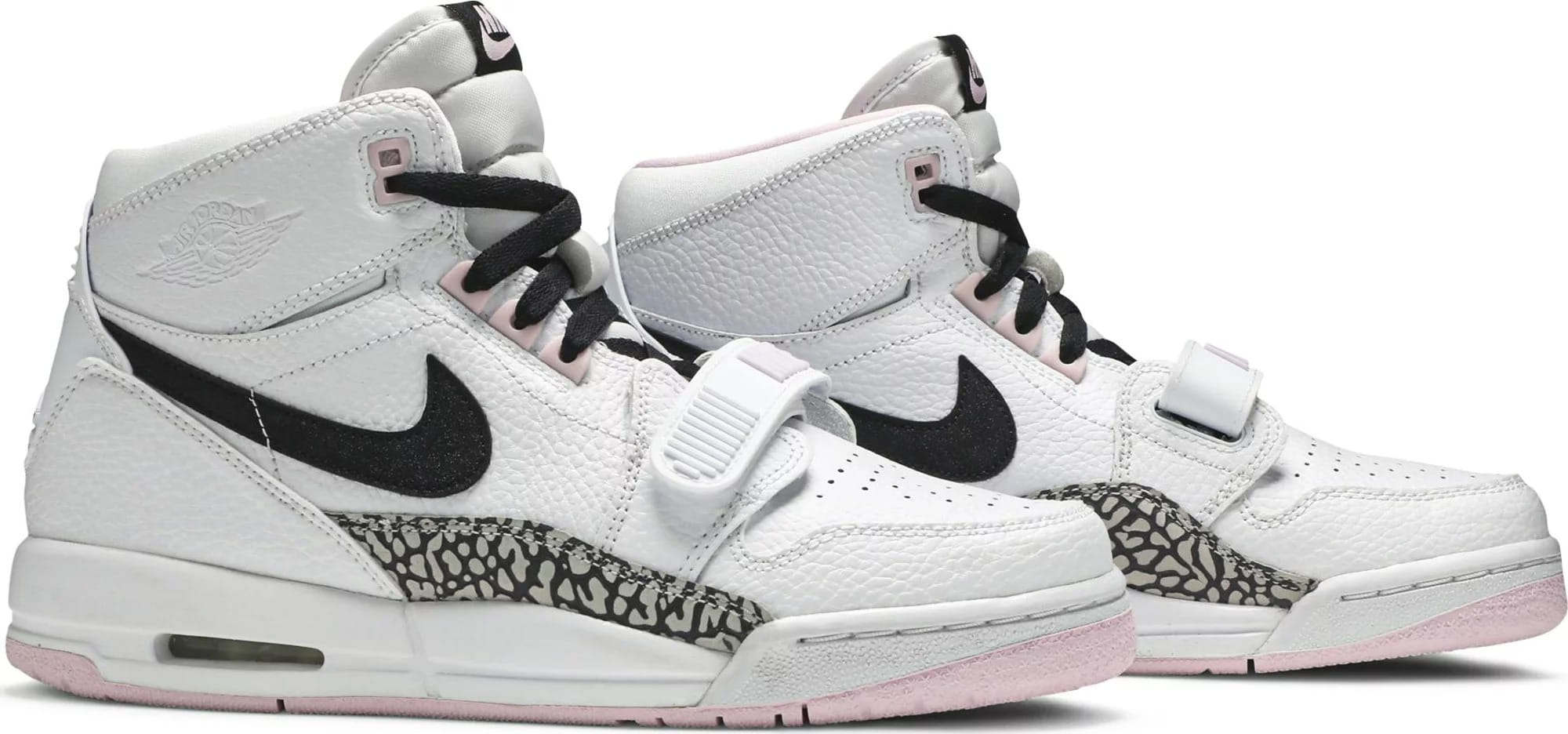 Кроссовки Air Jordan Legacy 312 GS White Black Pink Foam