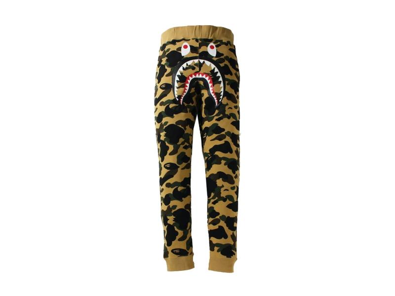 bape-1st-camo-shark-slim-fit-sweat-pants-yellow