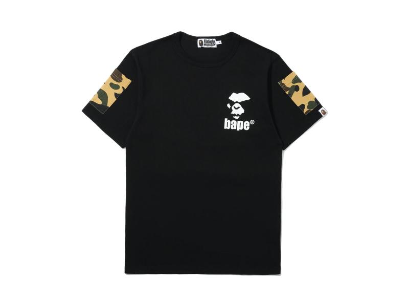 bape-1st-camo-sleeve-pocket-tee-black