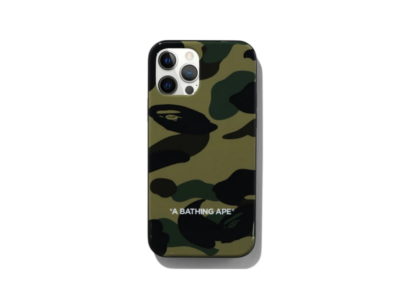 BAPE 1st Camo iPhone 12 12 Pro Case Green