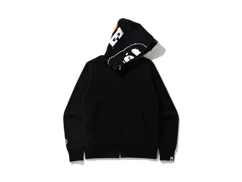 BAPE 2nd Ape Full Zip Hoodie SS21 Black