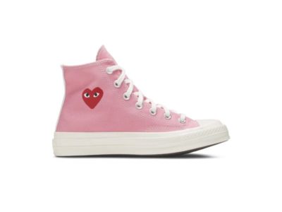 Comme des Garcons PLAY x Converse Chuck 70 High Bright Pink