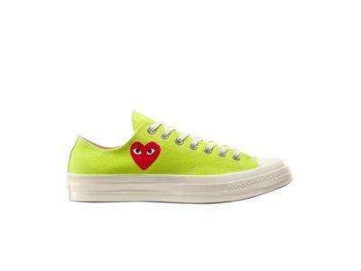 Comme des Garcons PLAY x Converse Chuck 70 Low Bright Green