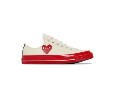 Comme des Garcons Play x Converse Chuck 70 Low Pristine Red