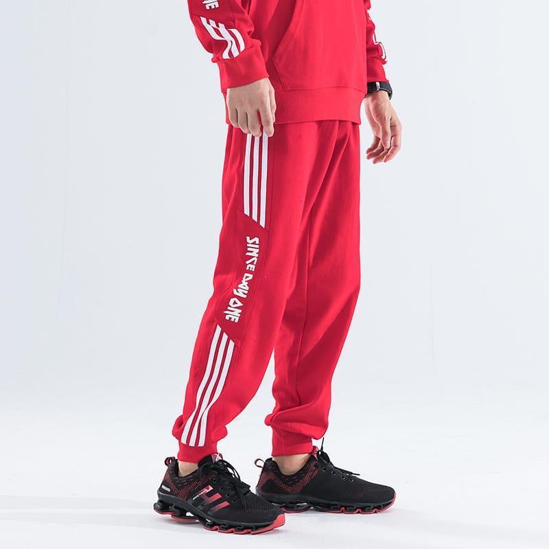 Red adidas day store one