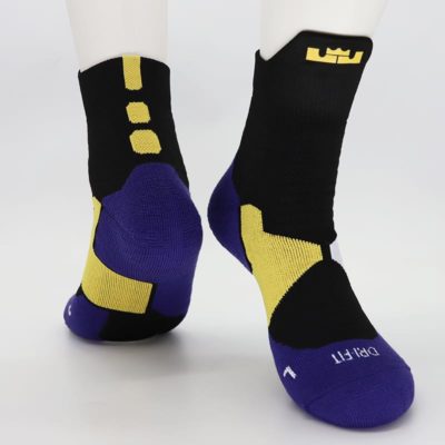 Daiong James Black Yellow Socks
