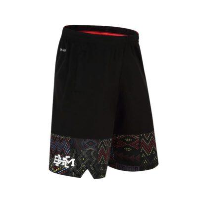 Daiong Patched Black Cut Shorts