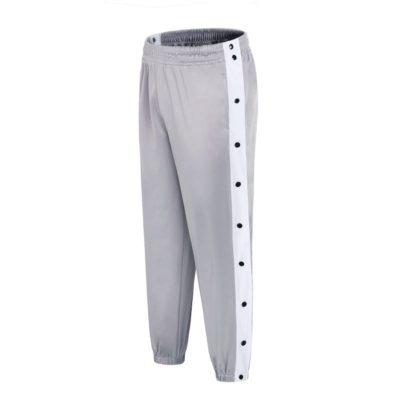 Daiong Plain Grey Button Pants