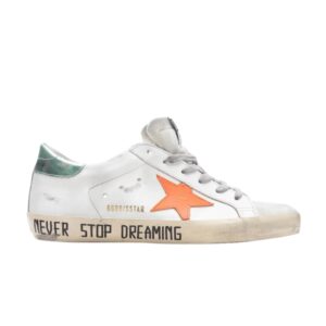 White/Orange/Pastel Green