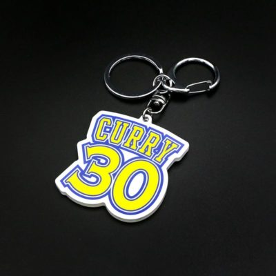 Jinduo Curry Jersey Number Keychain