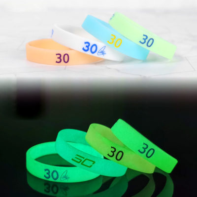 Jinduo Curry Logo Glow 4 Bracelet Set