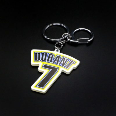 Jinduo Durant Jersey Number Keychain