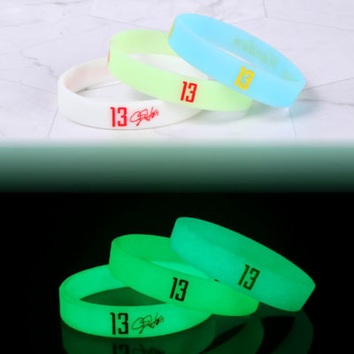 Jinduo Harden Logo Glow 3 Bracelet Set