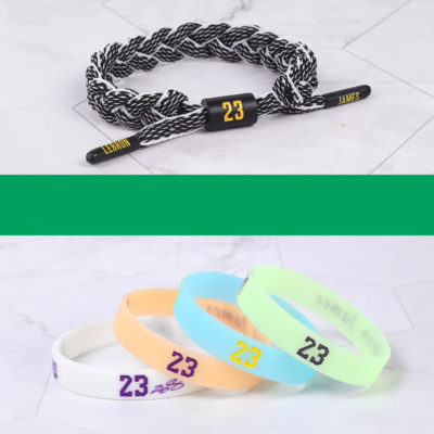 Jinduo James Logo Glow 5 Bracelet Set