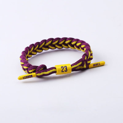 Jinduo James Purple Braided Bracelet