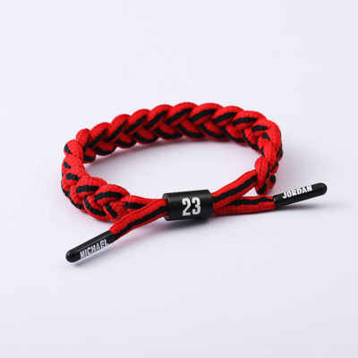 Jinduo Jordan Red Braided Bracelet