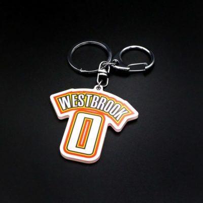 Jinduo Westbrook Jersey Number Keychain