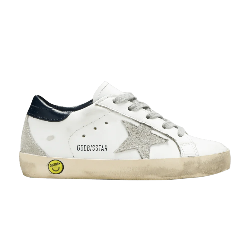Кроссовки Golden Goose Superstar Kids 'White Blue Cream'