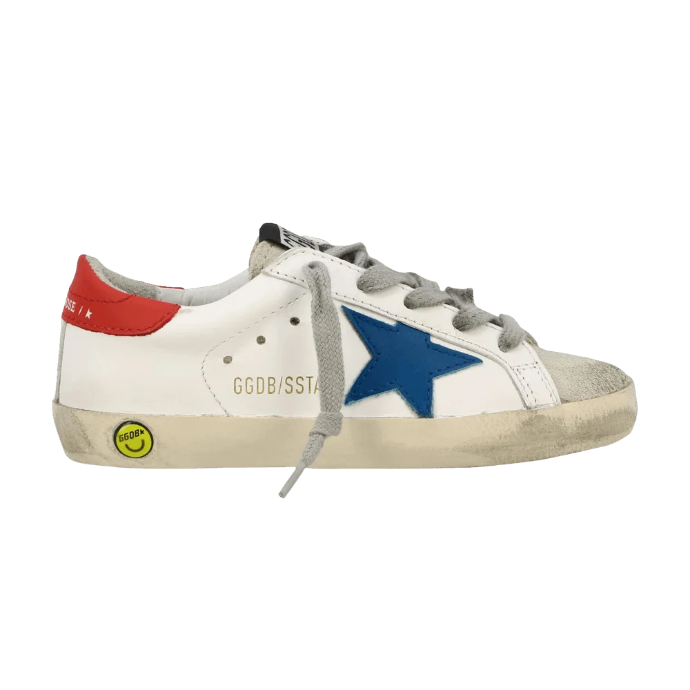Кроссовки Golden Goose Superstar Kids 'White Blue Red'