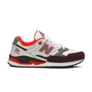 White/Burgundy/Orange